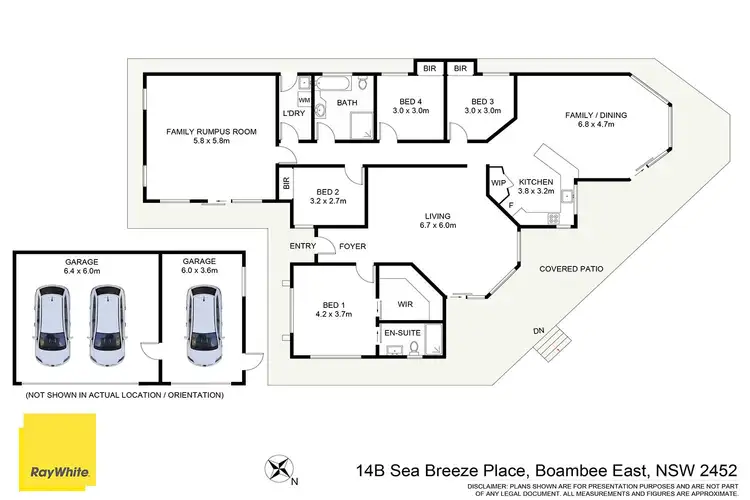 Floorplan of Homely house listing, 14B Sea Breeze Place, Boambee East NSW 2452
