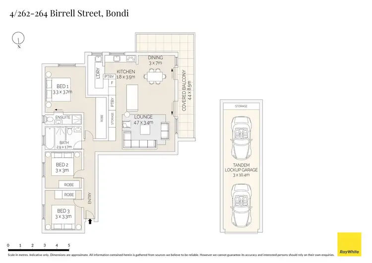 Floorplan of Homely apartment listing, 4/262-264 Birrell Street, Bondi NSW 2026