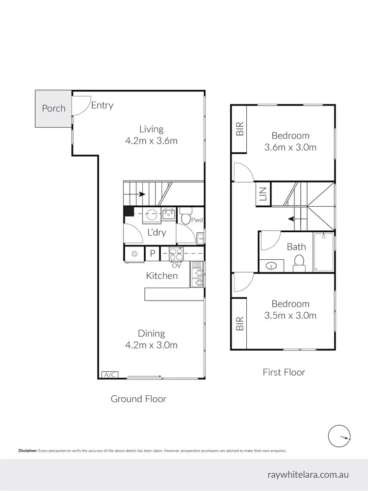 Floorplan of Homely townhouse listing, 2/57 Camellia Crescent, Norlane VIC 3214