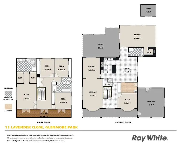 Floorplan of Homely house listing, 11 Lavender Close, Glenmore Park NSW 2745