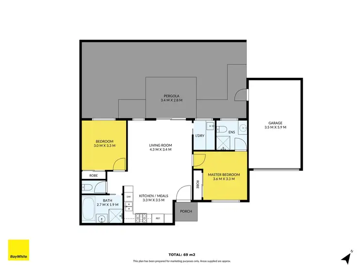 Floorplan of Homely house listing, 2/13 Stevenston Street, Deer Park VIC 3023