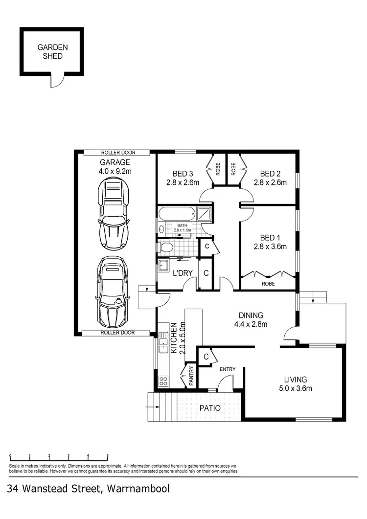 Floorplan of Homely house listing, 34 Wanstead Street, Warrnambool VIC 3280