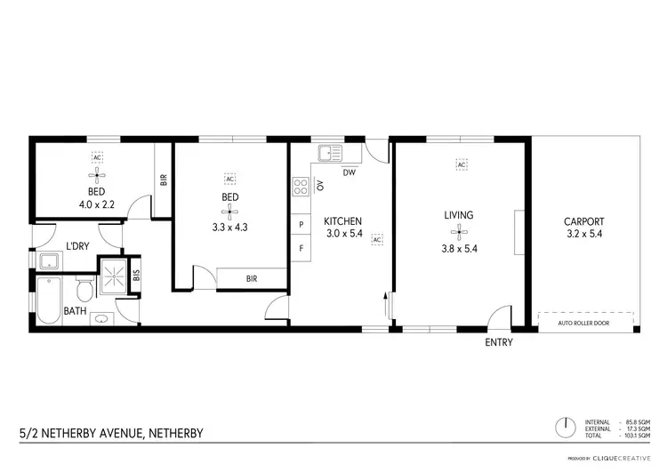 Floorplan of Homely unit listing, 5/2 Netherby Avenue, Netherby SA 5062