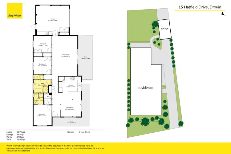 Floorplan of Homely house listing, 15 Hatfield Drive, Drouin VIC 3818