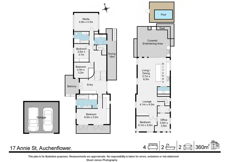 Floorplan of Homely house listing, 17 Annie Street, Auchenflower QLD 4066