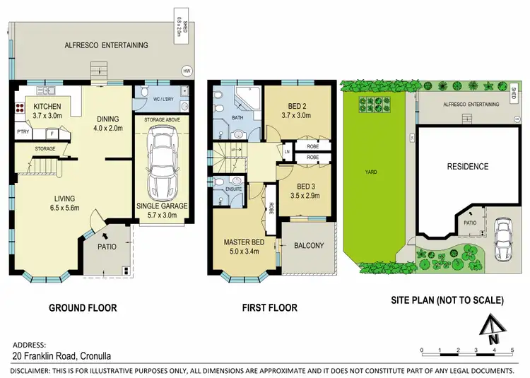 Floorplan of Homely house listing, 20 Franklin Road, Cronulla NSW 2230