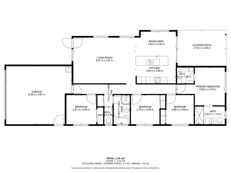 Floorplan of Homely house listing, 7 Pedersen Road, Southside QLD 4570