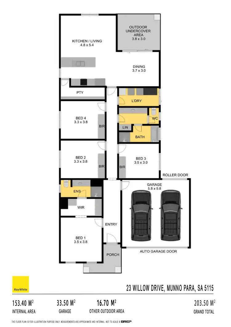 Floorplan of Homely house listing, 23 Willow Drive, Munno Para SA 5115