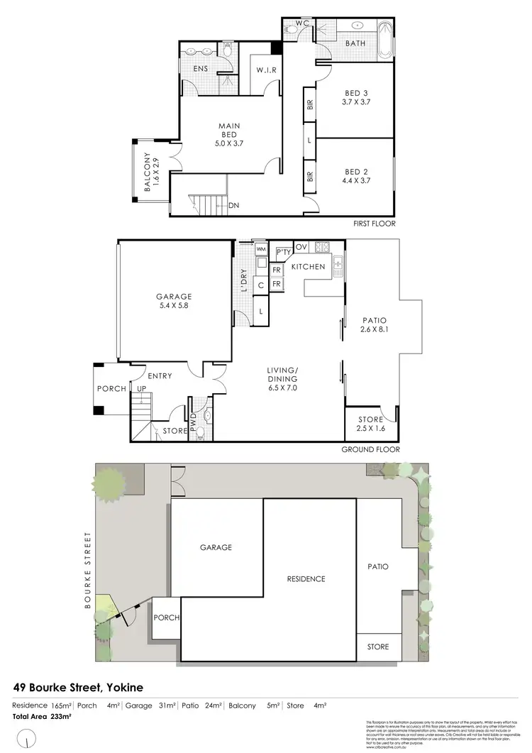 Floorplan of Homely house listing, 49 Bourke Street, Yokine WA 6060