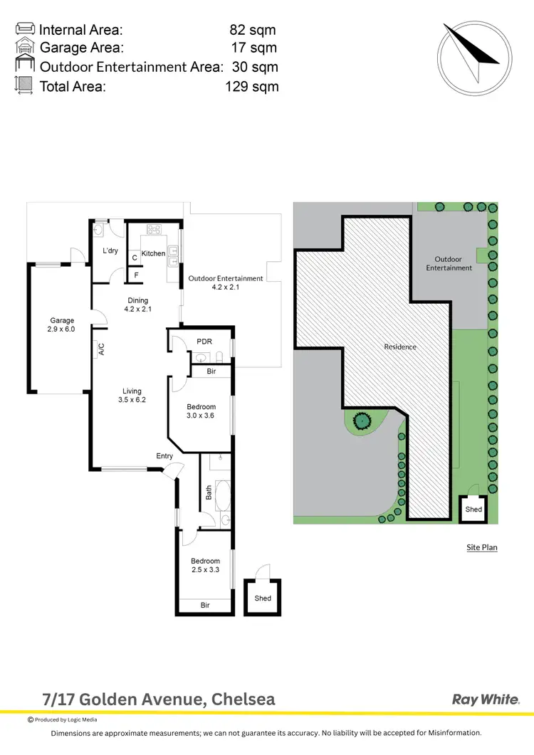 Floorplan of Homely unit listing, 7/17 Golden Avenue, Chelsea VIC 3196