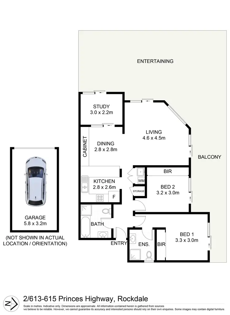 Floorplan of Homely apartment listing, 2/613-615 Princes Highway, Rockdale NSW 2216