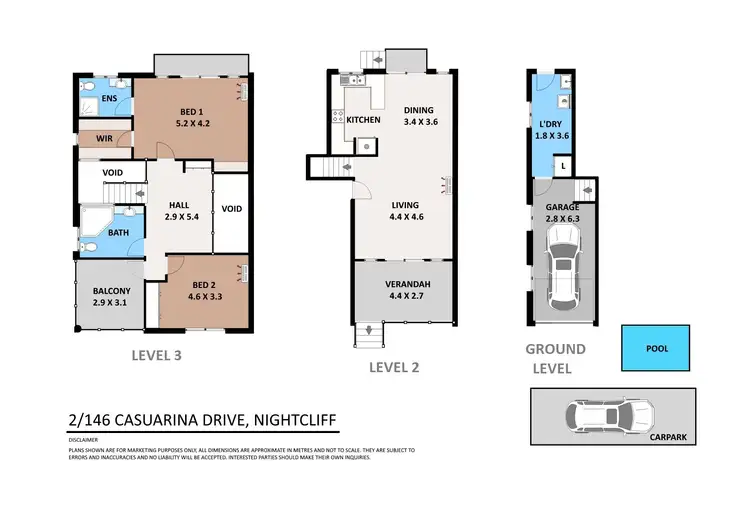 Floorplan of Homely apartment listing, 2/146 Casuarina Drive, Nightcliff NT 810