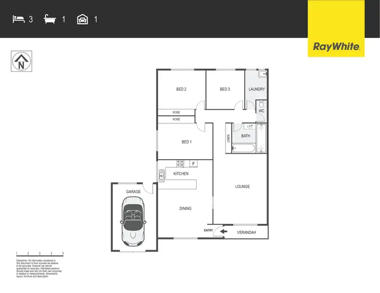 Floorplan of Homely house listing, 7 Hammill Close, Calwell ACT 2905