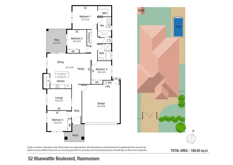Floorplan of Homely house listing, 52 Bluewattle Boulevard, Rasmussen QLD 4815