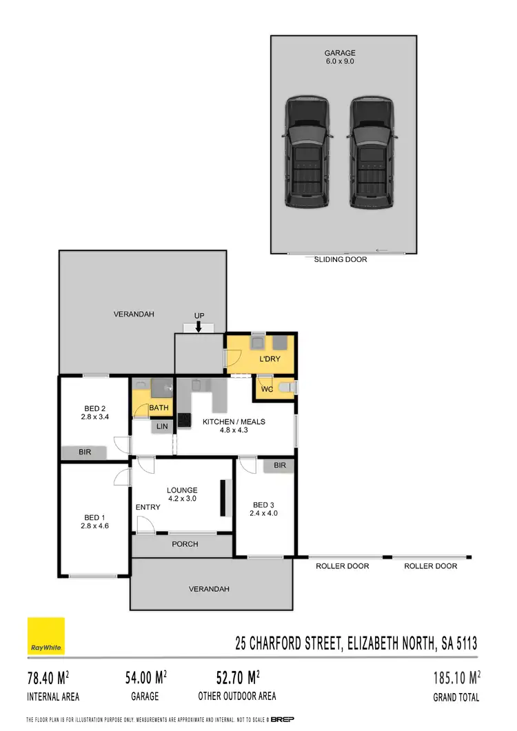 Floorplan of Homely house listing, 25 Charford Street, Elizabeth North SA 5113