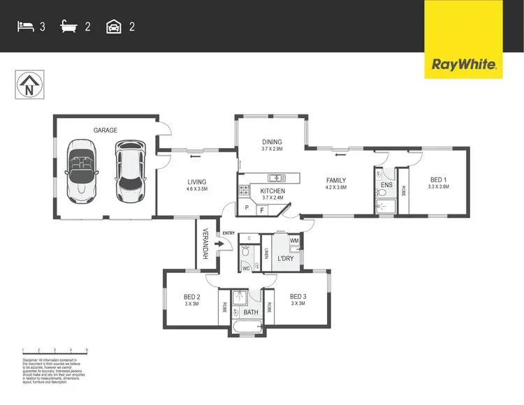 Floorplan of Homely house listing, 3 Attunga Street, Ngunnawal ACT 2913