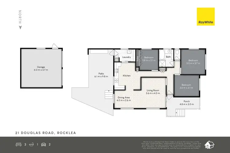 Floorplan of Homely house listing, 21 Douglas Road, Rocklea QLD 4106