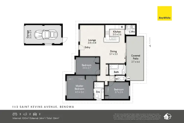Floorplan of Homely villa listing, 11/2 St Kevins Avenue, Benowa QLD 4217