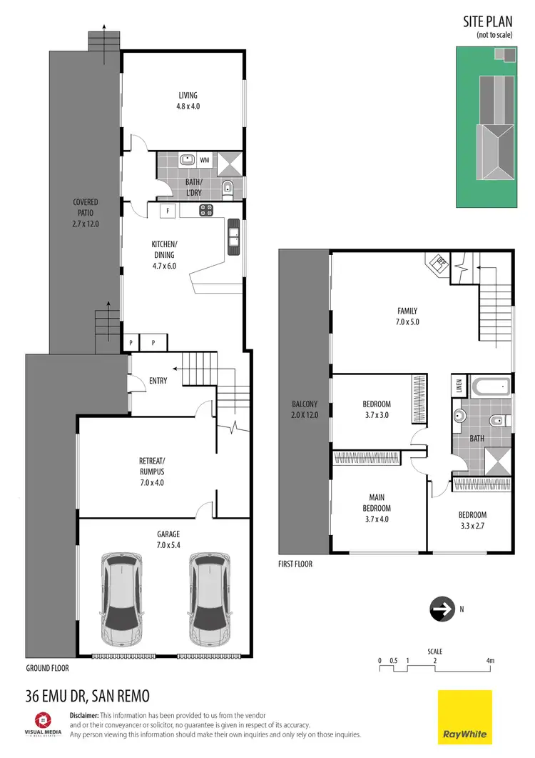 Floorplan of Homely house listing, 36 Emu Drive, San Remo NSW 2262