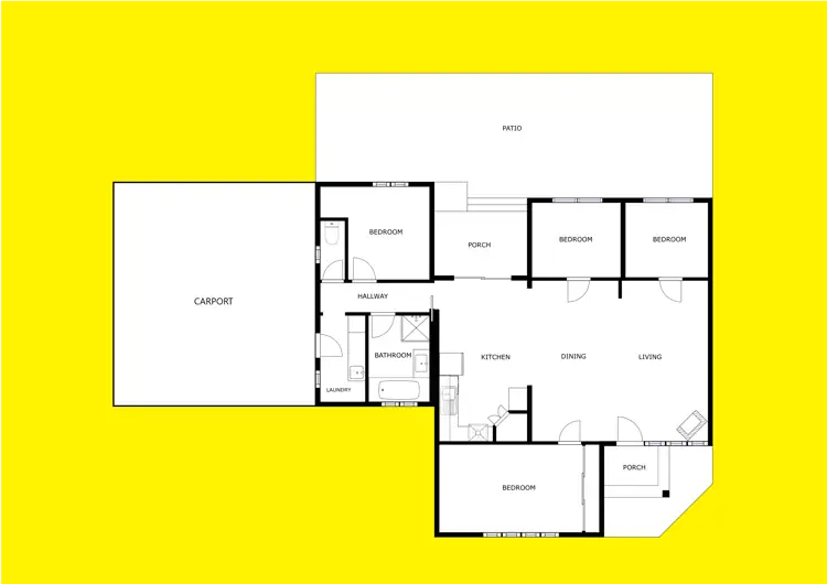 Floorplan of Homely house listing, 61 Wilga Road, Gol Gol NSW 2738