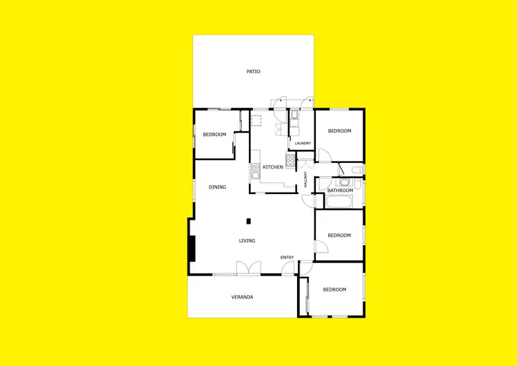 Floorplan of Homely house listing, 6 Turner Avenue, Buronga NSW 2739