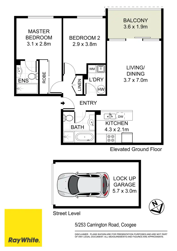 Floorplan of Homely apartment listing, 5/253-255 Carrington Road, Coogee NSW 2034