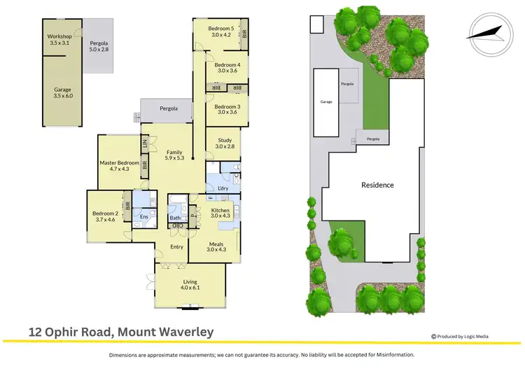 Floorplan of Homely house listing, 12 Ophir Road, Mount Waverley VIC 3149
