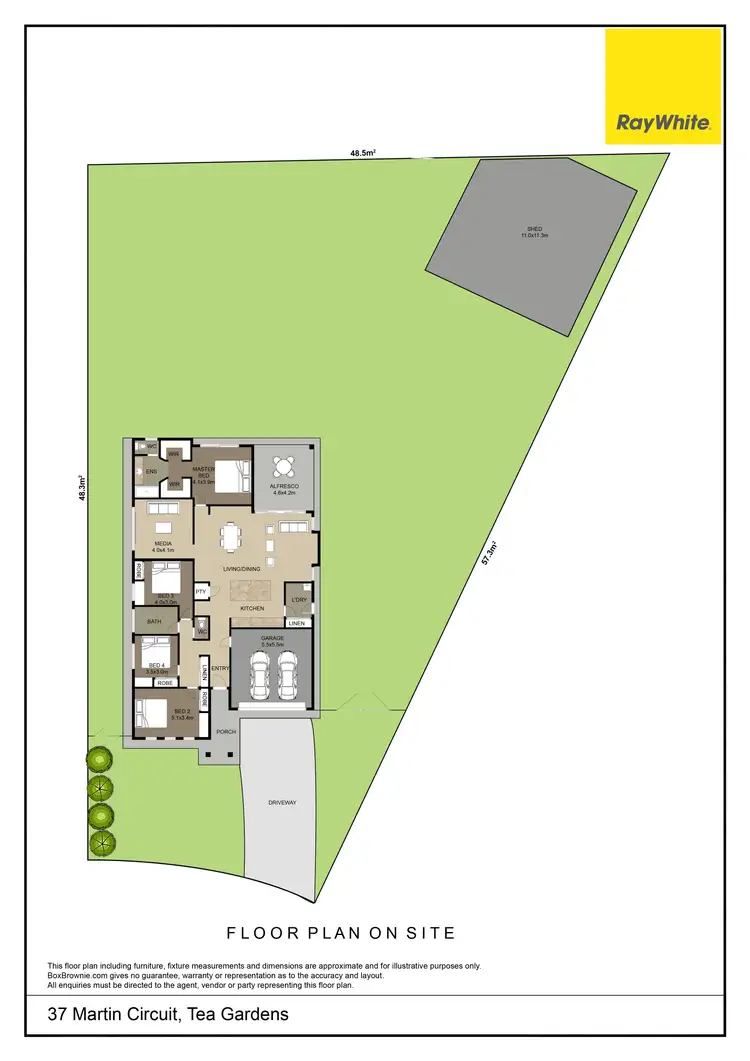 Floorplan of Homely house listing, 37 Martin Circuit, Tea Gardens NSW 2324