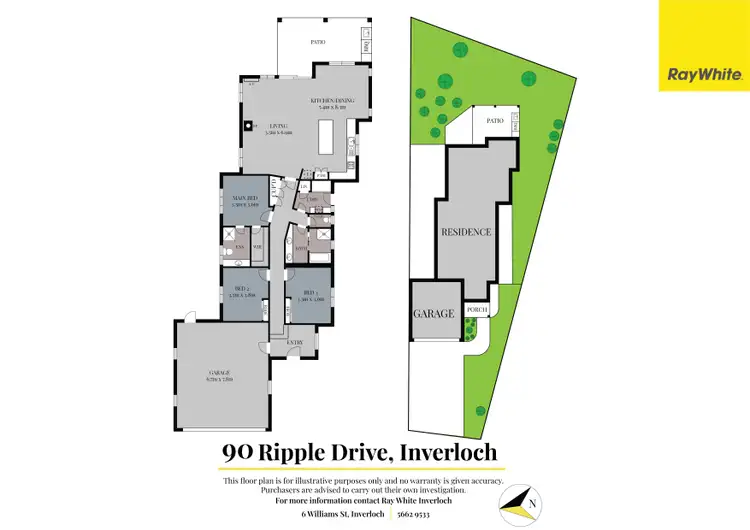 Floorplan of Homely house listing, 90 Ripple Drive, Inverloch VIC 3996