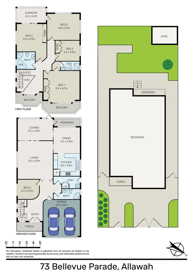 Floorplan of Homely house listing, 73 Bellevue Parade, Allawah NSW 2218