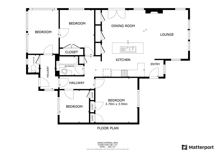 Floorplan of Homely house listing, 32 Donnington Street, Swan Hill VIC 3585