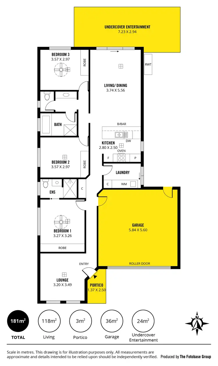 Floorplan of Homely house listing, 32 Rawlings Circuit, Evanston SA 5116