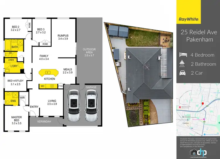 Floorplan of Homely house listing, 25 Reidel Avenue, Pakenham VIC 3810