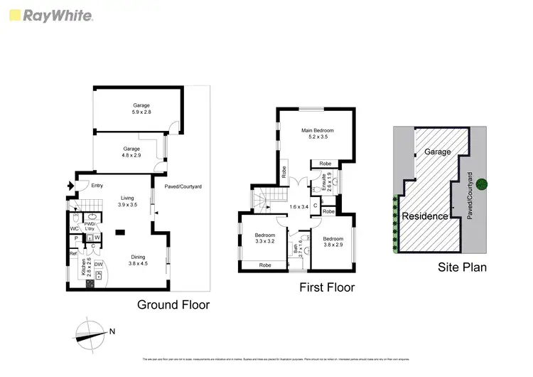 Floorplan of Homely townhouse listing, 3/7 Bletchley Road, Hughesdale VIC 3166