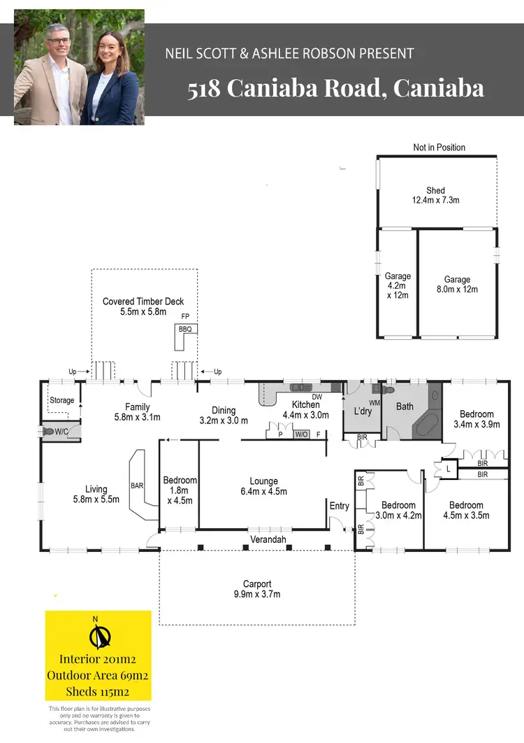 Floorplan of Homely house listing, 518 Caniaba Road, Caniaba NSW 2480