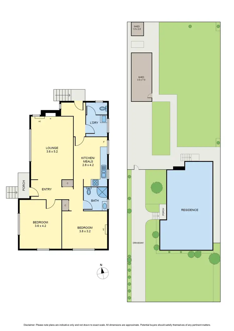 Floorplan of Homely house listing, 2 Parkview Avenue, Brunswick East VIC 3057