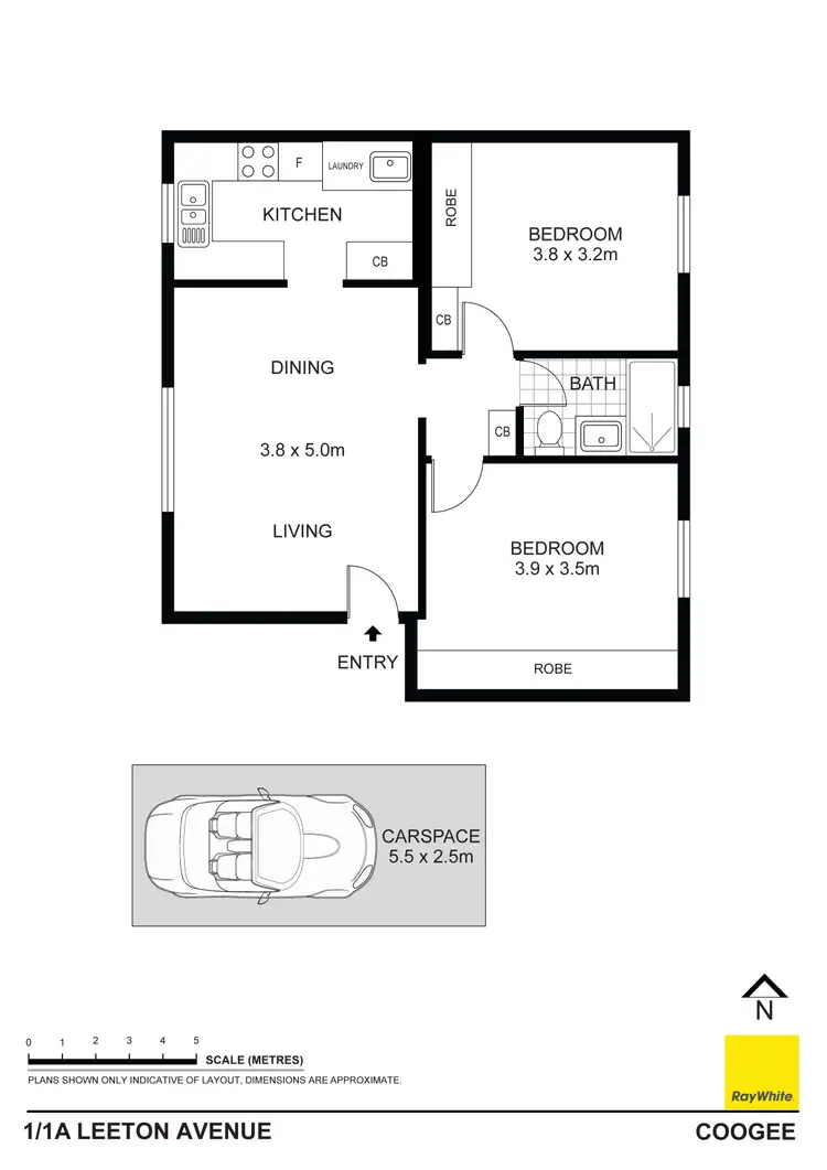 Floorplan of Homely apartment listing, 1/1A Leeton Avenue, Coogee NSW 2034