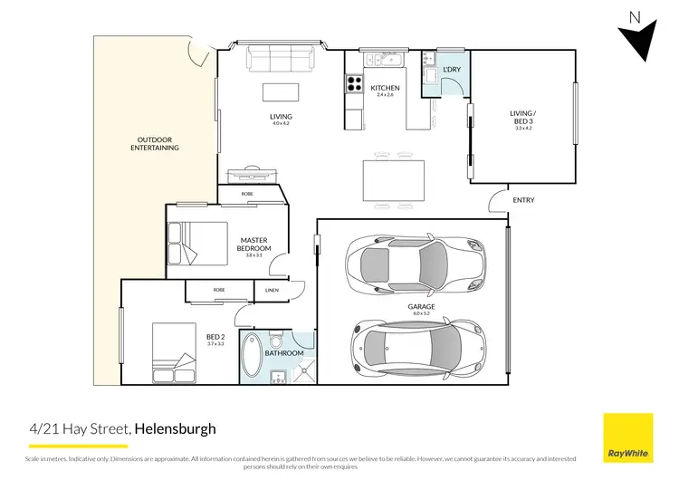 Floorplan of Homely villa listing, 4/21 Hay Street, Helensburgh NSW 2508