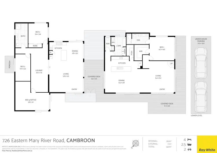 Floorplan of Homely rural property listing, 726 Eastern Mary River Road, Cambroon QLD 4552