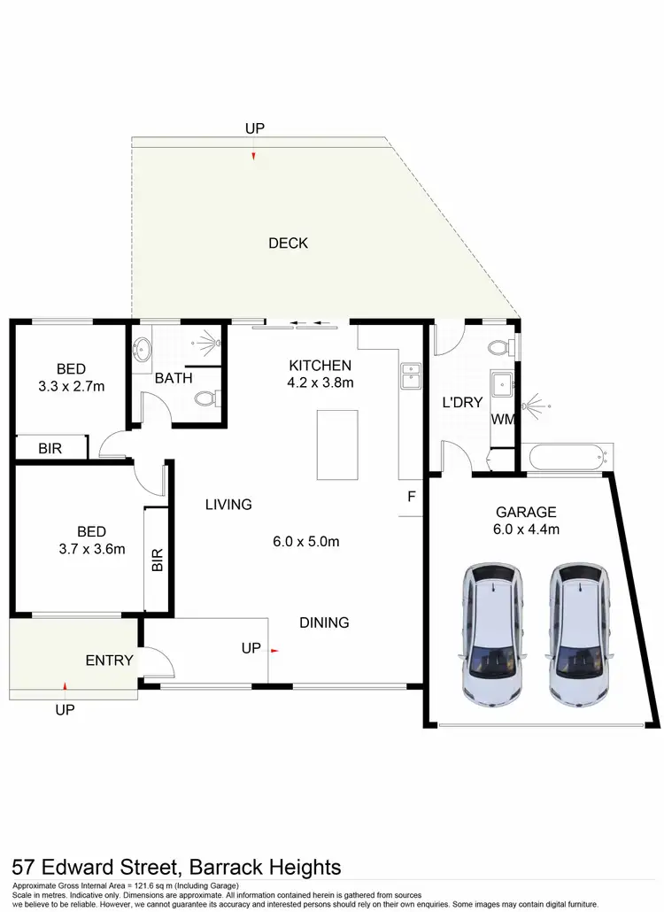 Floorplan of Homely house listing, 57 Edward Street, Barrack Heights NSW 2528