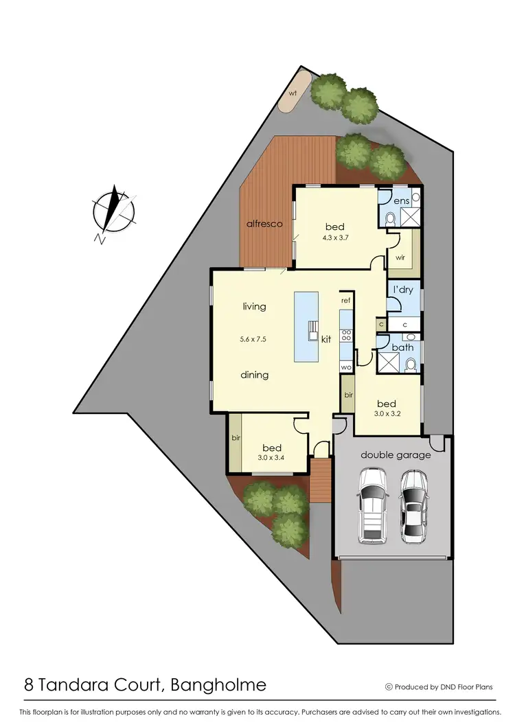 Floorplan of Homely retirement listing, 8 Tandara Court, Bangholme VIC 3175