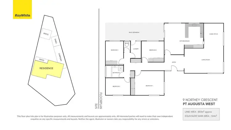 Floorplan of Homely house listing, 9 Northey Crescent, Port Augusta West SA 5700