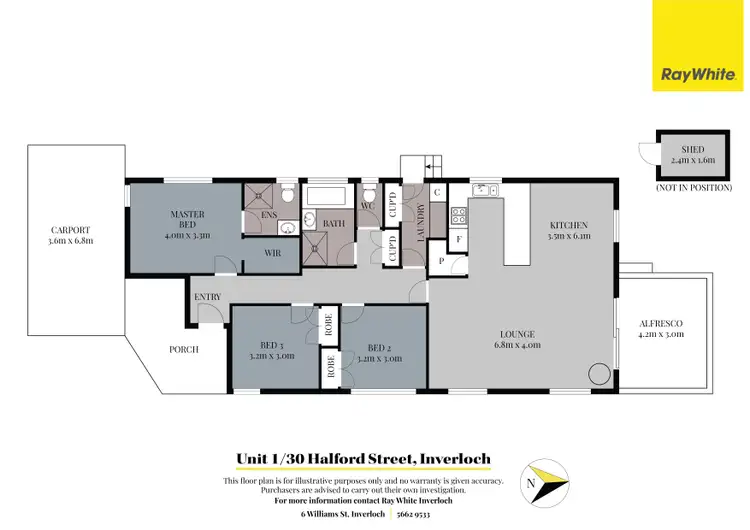 Floorplan of Homely house listing, 1/30 Halford Street, Inverloch VIC 3996