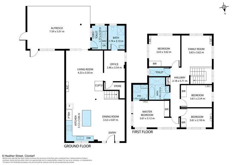 Floorplan of Homely house listing, 6 Heather Street, Clontarf QLD 4019