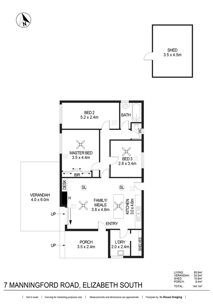 Floorplan of Homely house listing, 7 Manningford Road, Elizabeth South SA 5112