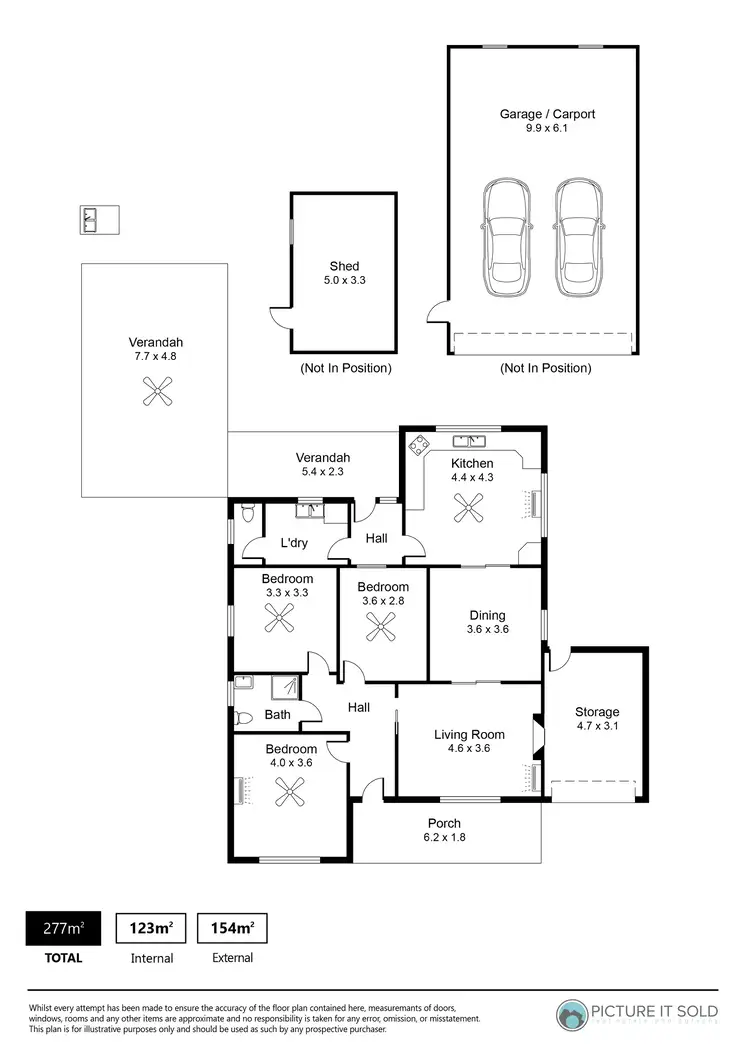 Floorplan of Homely house listing, 264 Glynburn Road, Tranmere SA 5073