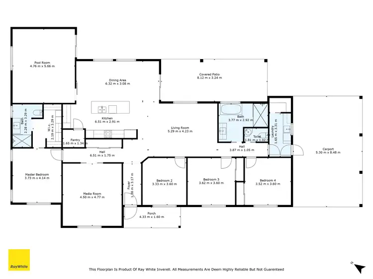 Floorplan of Homely rural property listing, 7 White Box Place, Inverell NSW 2360