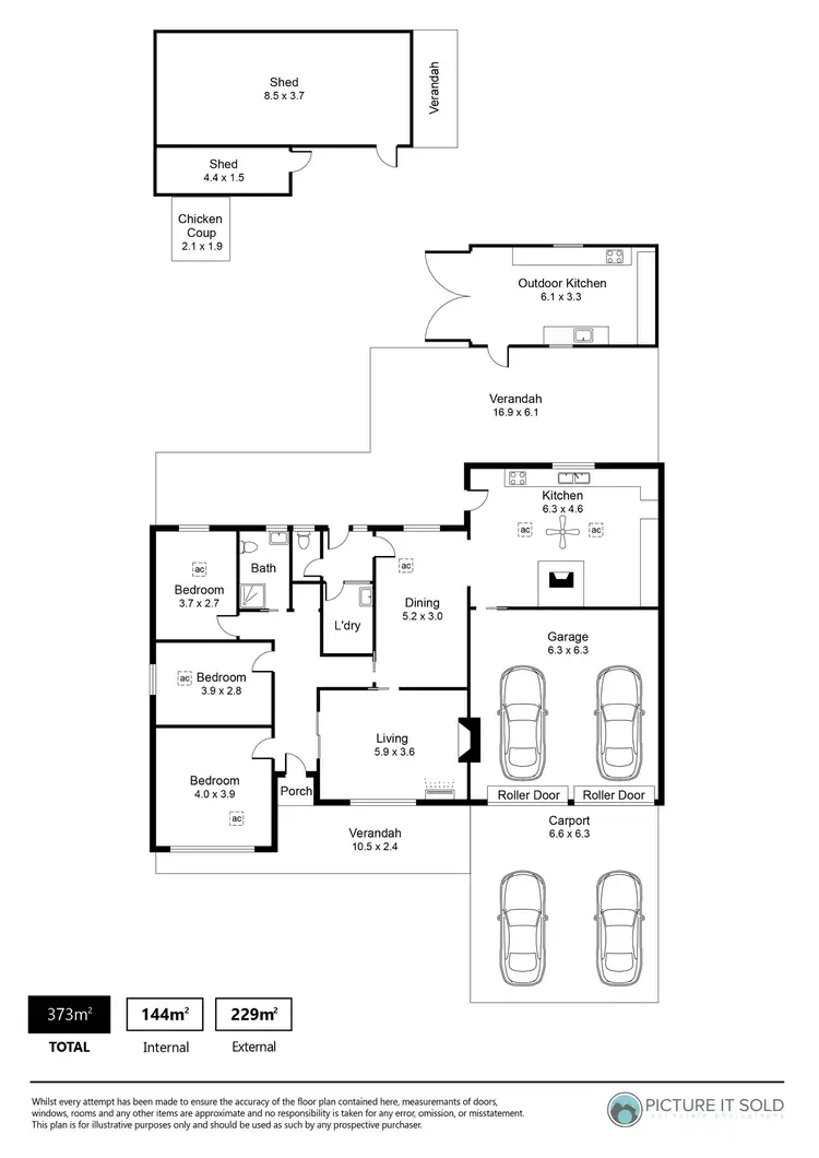 Floorplan of Homely house listing, 2 Dawn Avenue, Hectorville SA 5073