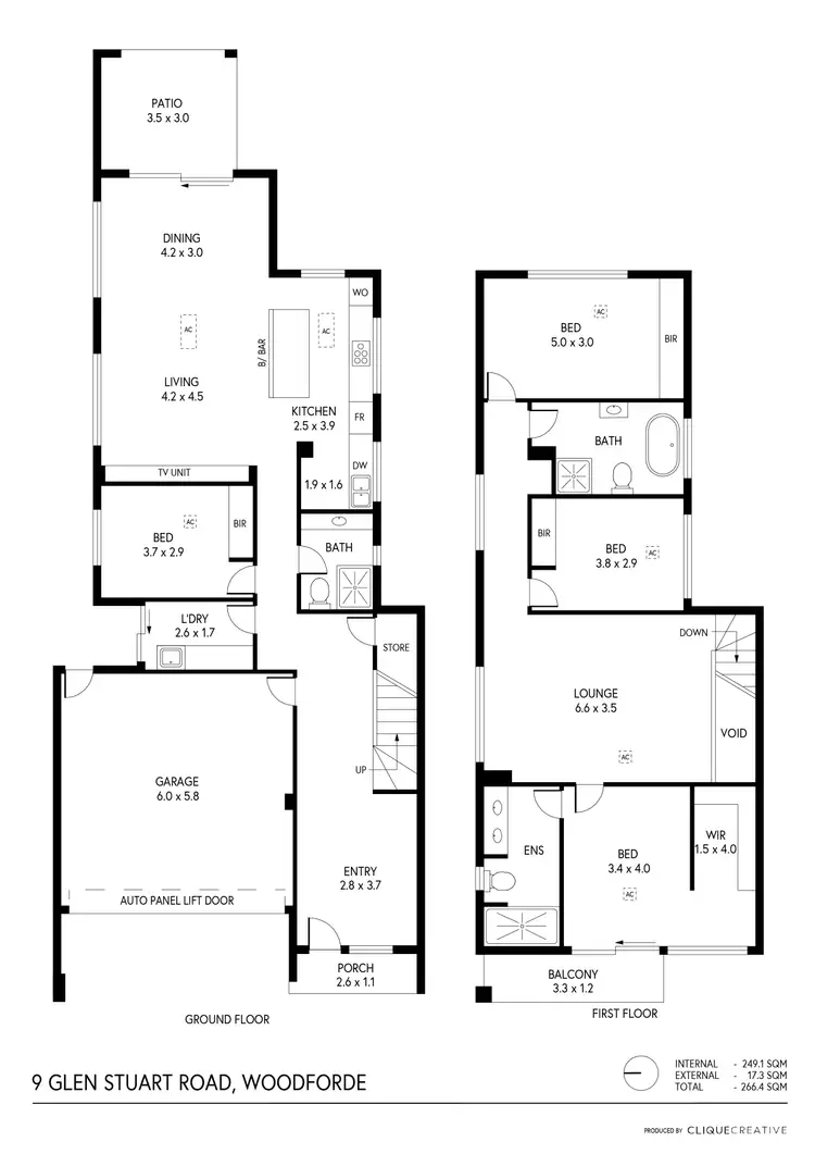 Floorplan of Homely house listing, 9 Glen Stuart Road, Woodforde SA 5072