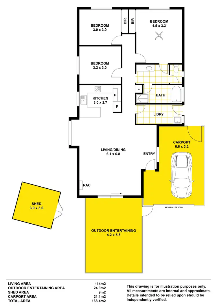 Floorplan of Homely house listing, 64 Doctors Road, Hackham SA 5163